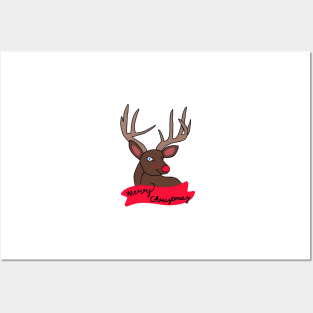Merry Christmas from Rudolph Posters and Art